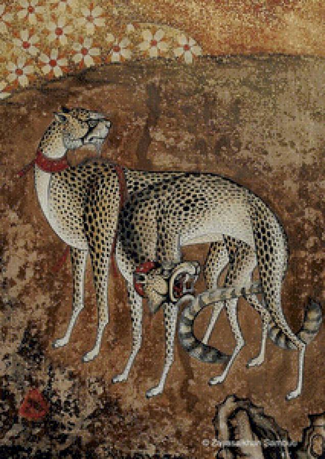 ГОБИ, леопарды - картины, китай, животные, леопарды - предпросмотр