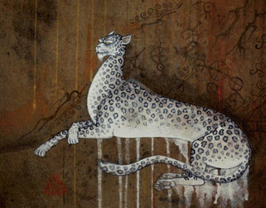 ГОБИ, леопард - картины, китай, животные, леопард - предпросмотр