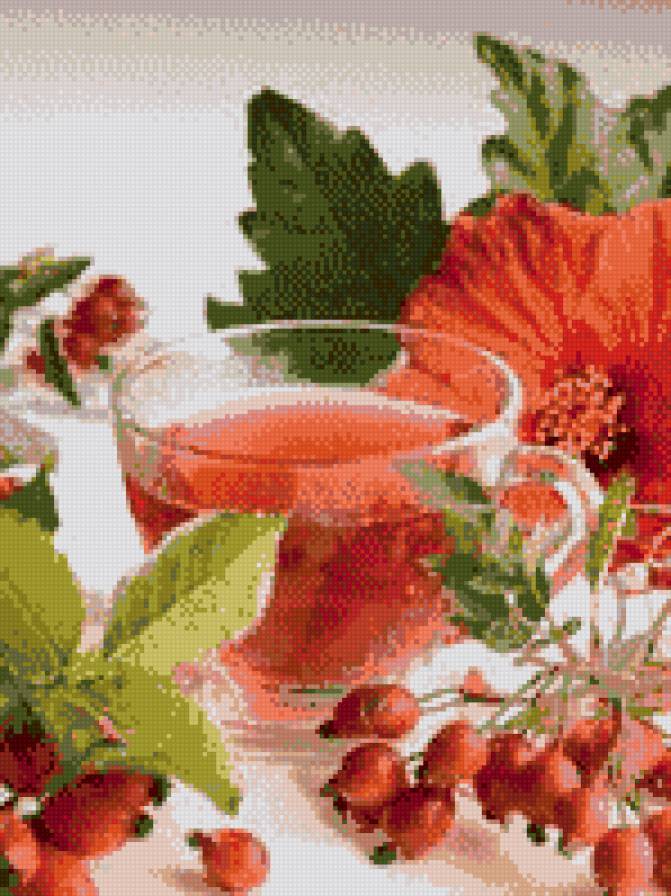 каркаде-шиповник - серия полезный чай - предпросмотр