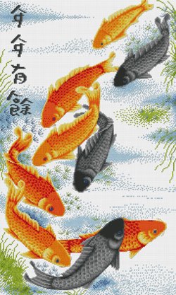 карпы - символ благополучия, рыба, животные - оригинал