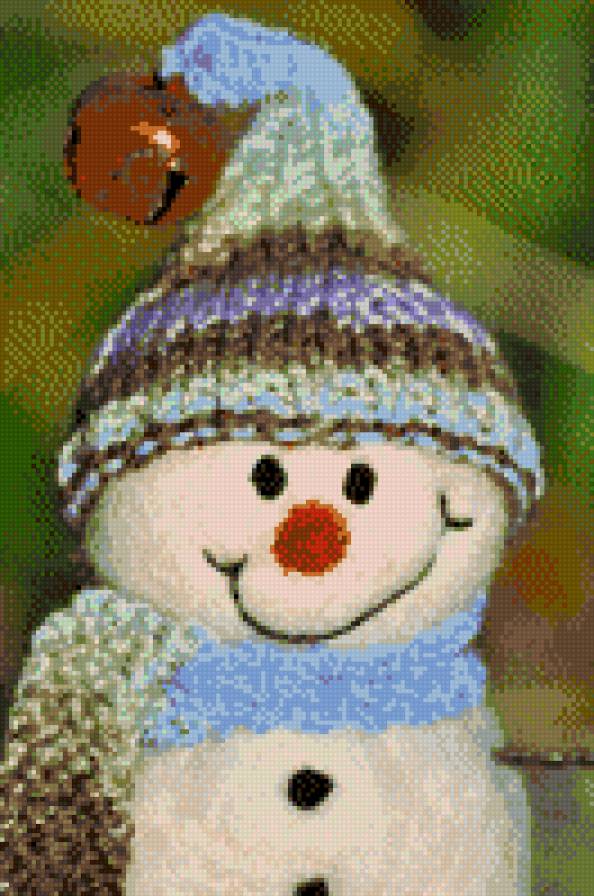 снеговик - снеговик, новый год, зима - предпросмотр