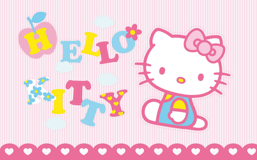 Hello Kitty - кот, мультяшки, белй, детям, котенок - оригинал