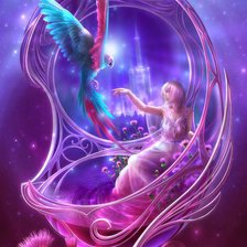 Схема вышивки «картины Shu Mizogu»