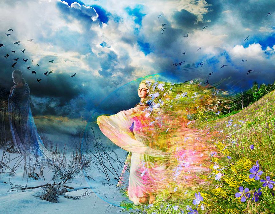 Весна идет1 весне дорогу! - весна, природа, погода, зима - оригинал