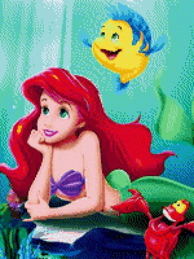 Русалочка - русалочка, русалка, мультчшки, детям, дисней - предпросмотр