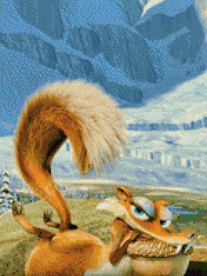 Белка - ледниковый период, мультяшки, детям, белка - предпросмотр