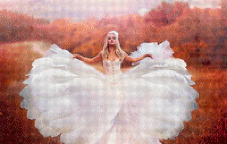 девушка в белом - леди, девушка, белое - предпросмотр