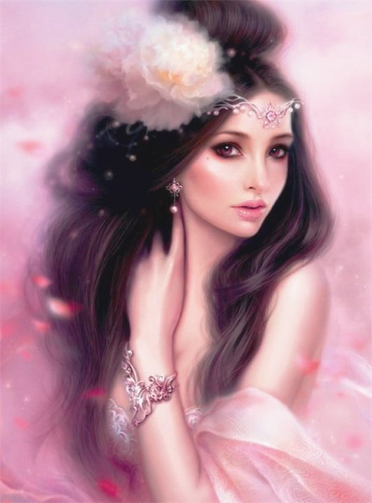 Девушка - нежность, красота - оригинал