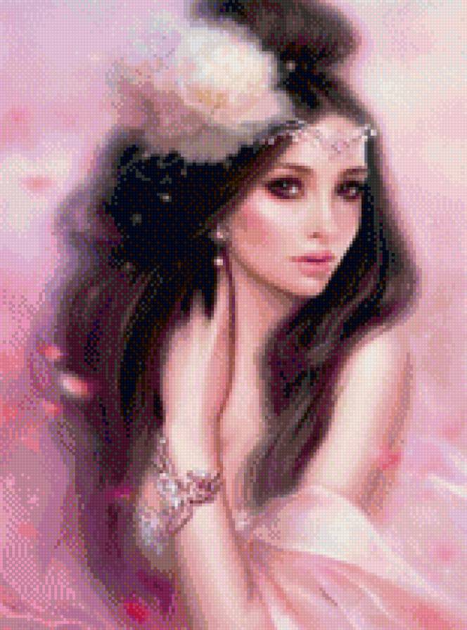 Девушка - нежность, красота - предпросмотр