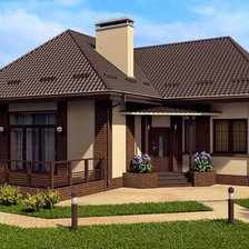 Схема вышивки «серия "дома"»