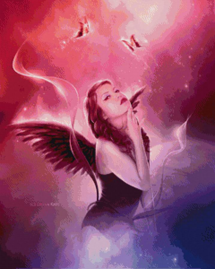 ангел - ангел, девушка, фэнтези - предпросмотр