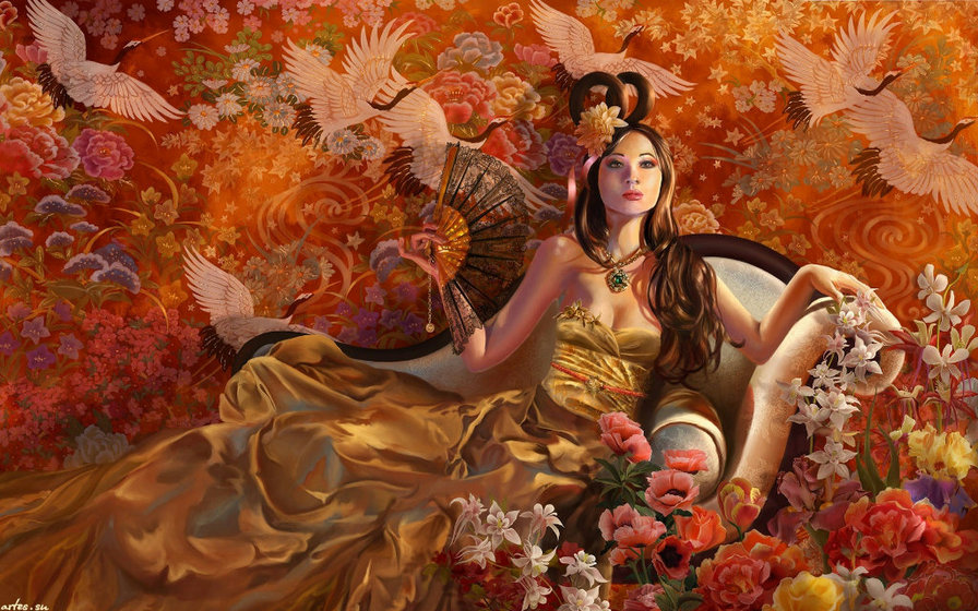 восточная принцесса - девушка, восток - оригинал