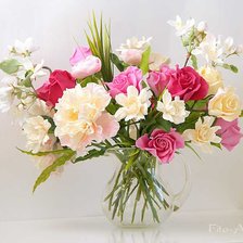 Схема вышивки «Букет в кувшине»