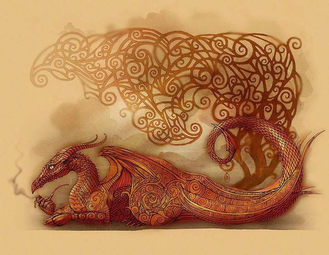 курильщик - дракон - оригинал