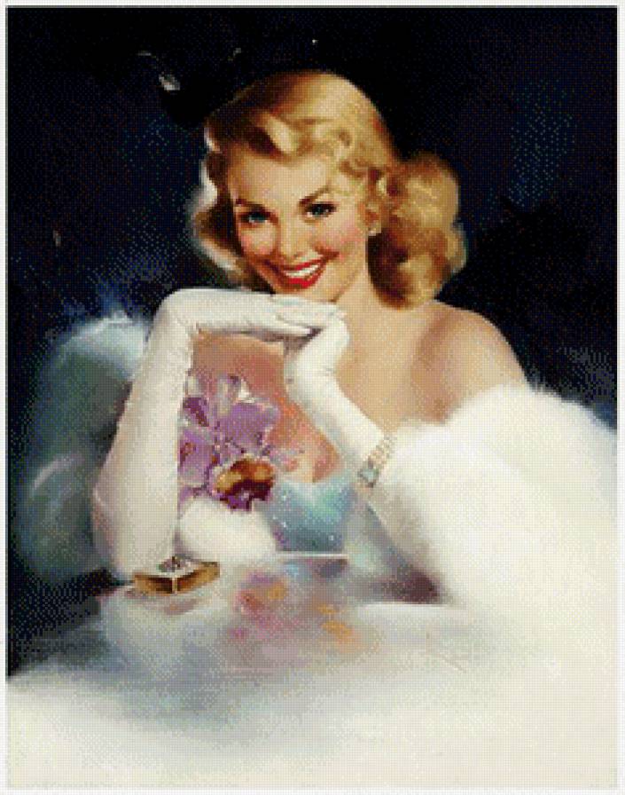 ретро леди - девушка, ретро леди - предпросмотр