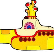 Схема вышивки «yellow submarine»