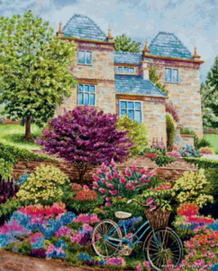 Серия домики - природа, пейзаж - предпросмотр