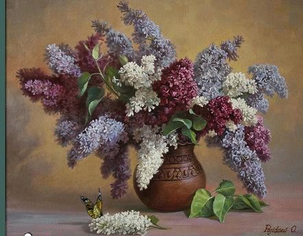 Сирень - цветы, натюрморт - оригинал