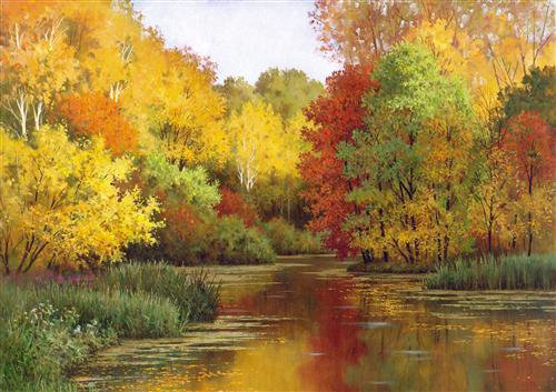 Золотая осень - природа, пейзаж - оригинал