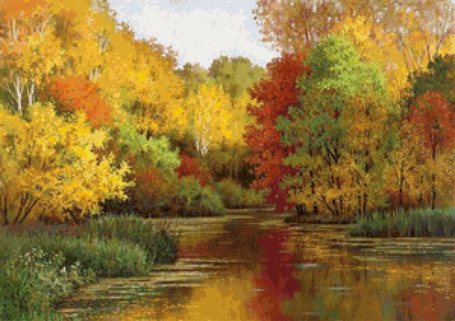 Золотая осень - пейзаж, природа - предпросмотр