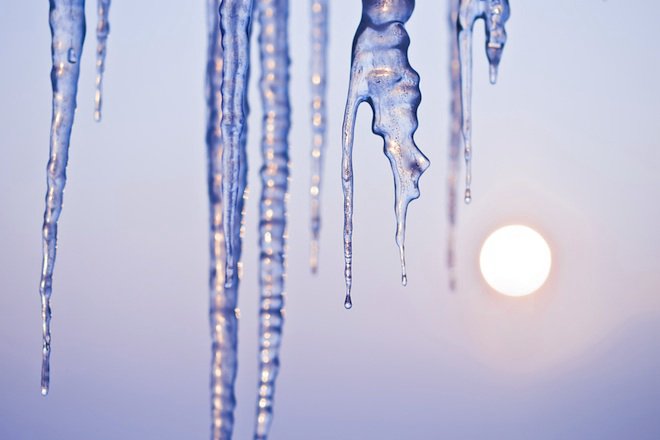 сосульки - природа - оригинал