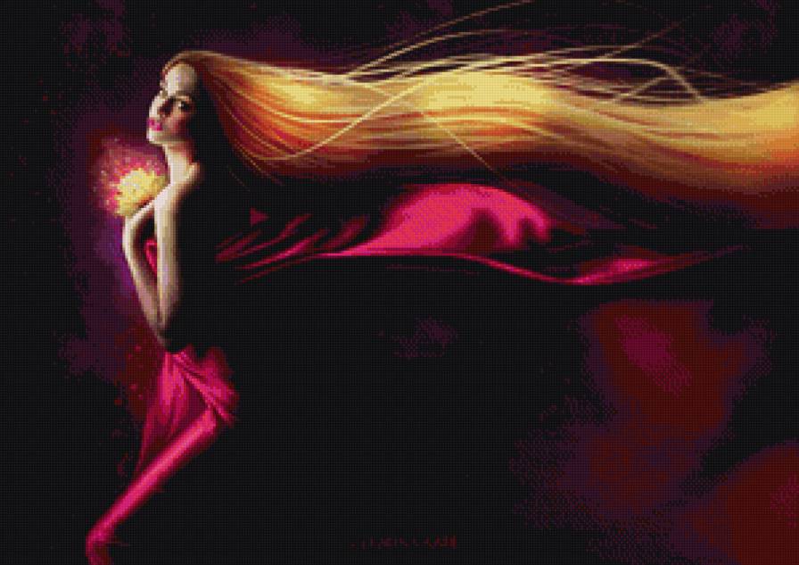 современная рапунцель - девушка - предпросмотр