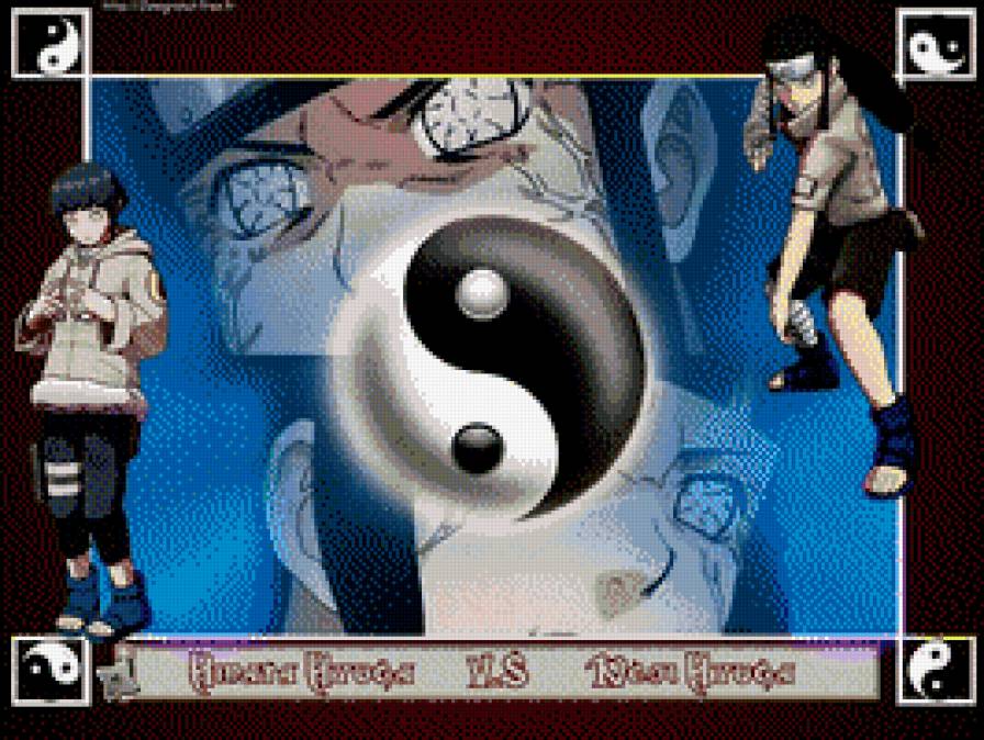 наруто,клан хьюга,неджи  VS хинаты - наруто, аниме, клан хьюга, неджи, хината - предпросмотр