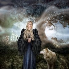 Схема вышивки «картины Синди Грундстен»