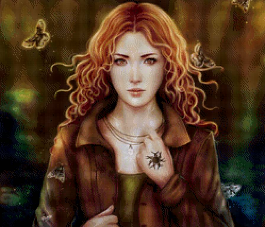 Девушка с татуировкой - татуировка, девушка - предпросмотр