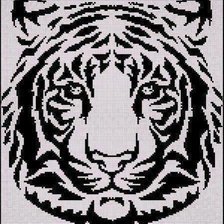 Схема вышивки «tiger»