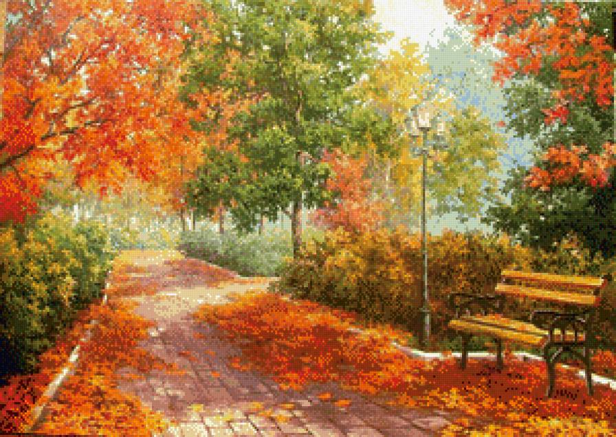 осень в парке - осень - предпросмотр