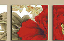 Оригинал схемы вышивки «Красный цветок» (№729513)