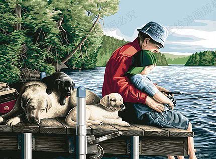 Рыбалка - люди, природа - оригинал