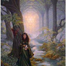 Схема вышивки «картины Эрла Баузера»