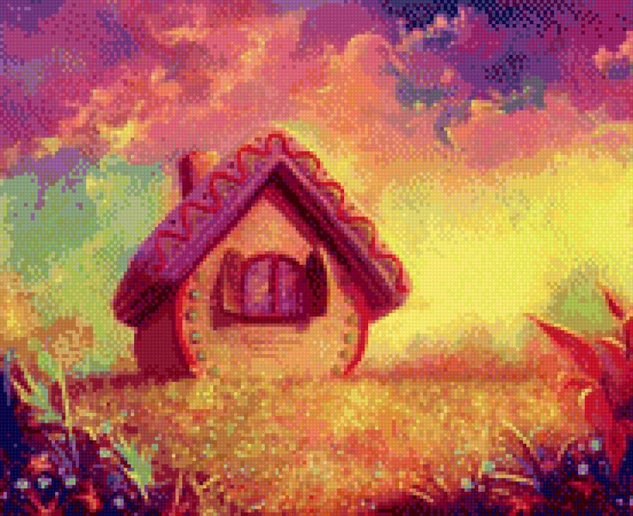 Сказочный домик - дом, сказка, мечта - предпросмотр