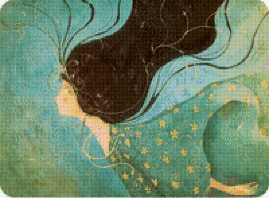 Полет к мечте - девушка, мечты - предпросмотр