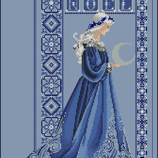 Схема вышивки «зима»