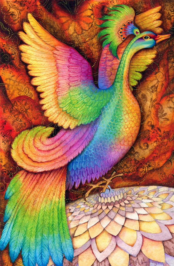 Holly Sierra - птицы, жар-птица - оригинал