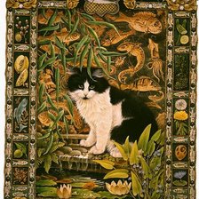 Схема вышивки «рыбы»