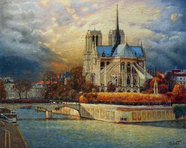 Собор Парижской Богоматери - франция, париж, башня, романтика, любовь, собор - оригинал
