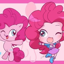 Схема вышивки «пинки пай»