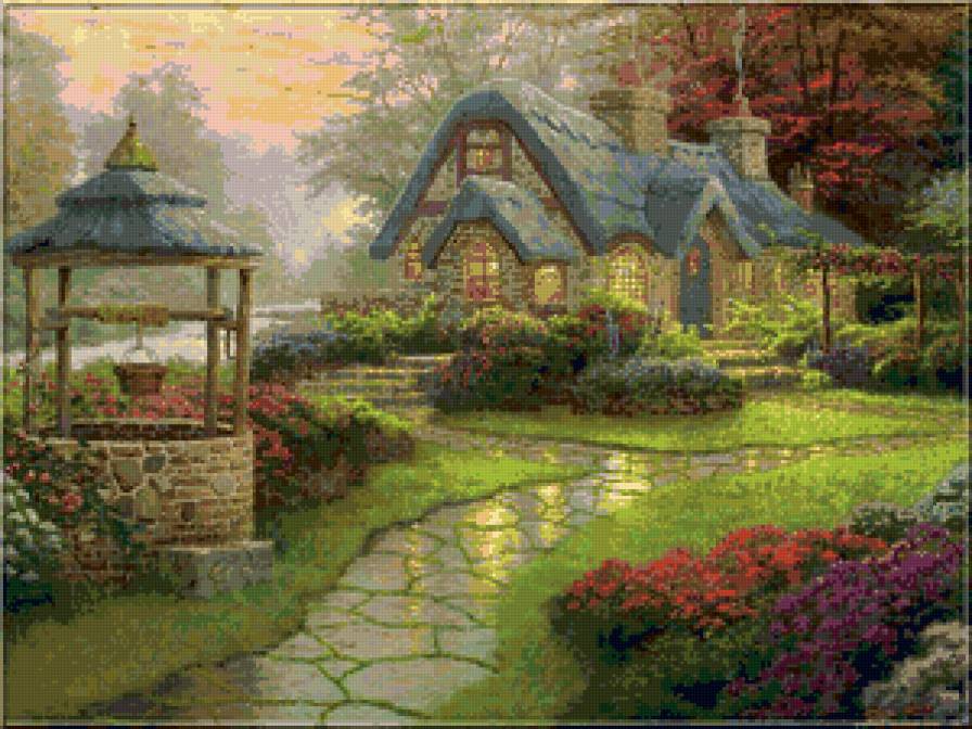 дом - пейзаж, дом - предпросмотр