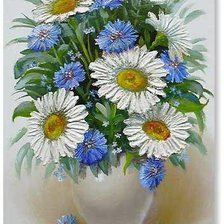 ваза с цветами