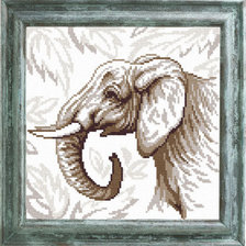 Оригинал схемы вышивки «слон» (№731138)