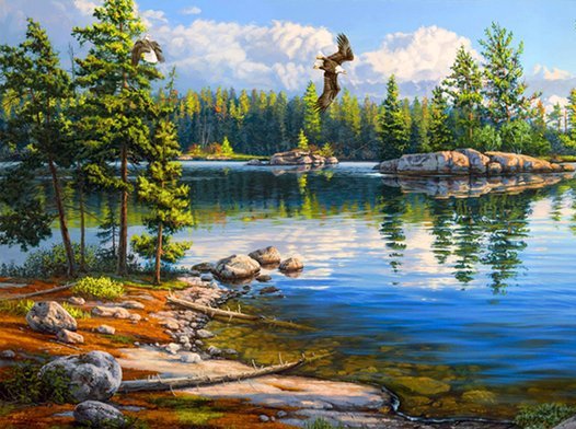 красивый пейзаж - пейзаж, природа - оригинал