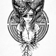 Схема вышивки «девочка»