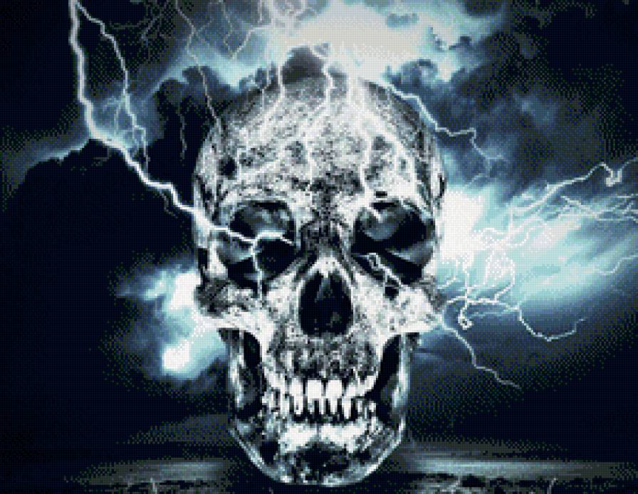 " Грозный " череп - череп, страшно, мистика - предпросмотр