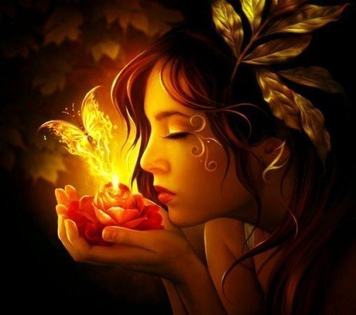 в сумраке - девушка - оригинал