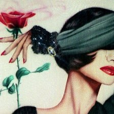 Схема вышивки «с розой»