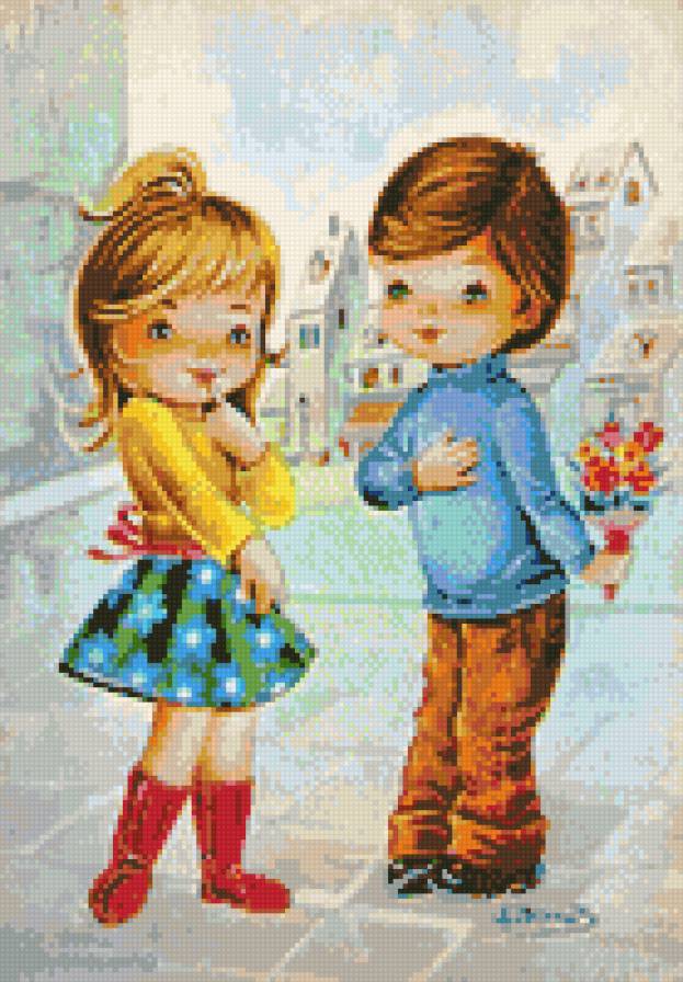 Детская парочка 13. - предпросмотр